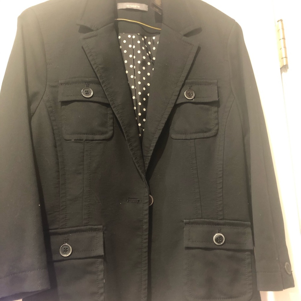 Liz Claiborne ladies black blazer - 12P